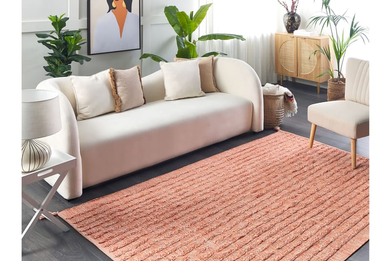 Ryamatta Mugla 160x230 cm - Orange - Textil & mattor - Matta - Modern matta - Ryamatta