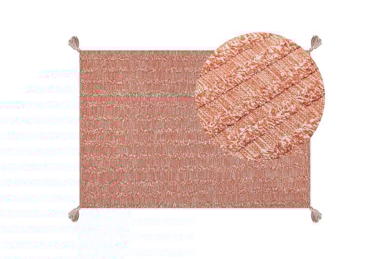 Ryamatta Mugla 160x230 cm - Orange - Textil & mattor - Matta - Modern matta - Ryamatta