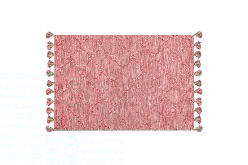 Ryamatta Nigde 140x200 cm - Röd - Textil & mattor - Matta - Modern matta - Ryamatta