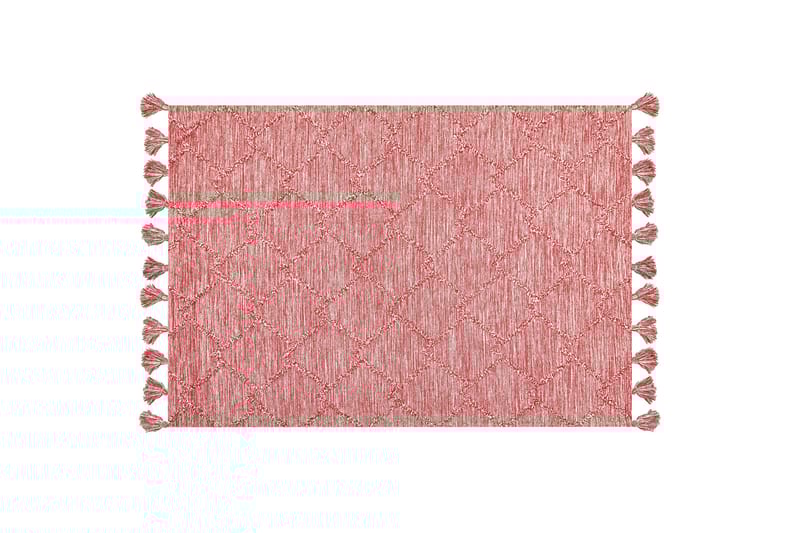 Ryamatta Nigde 160x230 cm - Röd - Textil & mattor - Matta - Modern matta - Ryamatta
