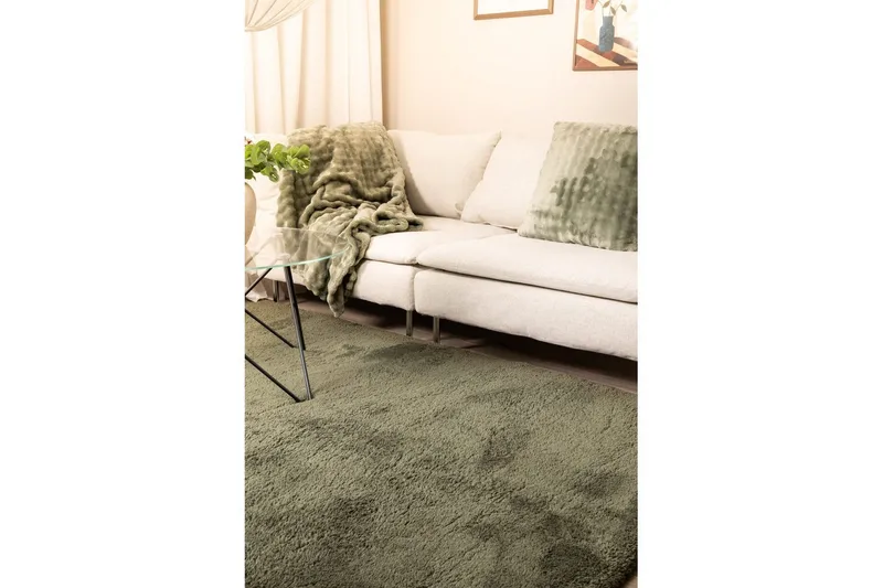 Ryamatta Royal Deluxe - 140x200 cm, Emerald Green - Textil & mattor - Matta - Modern matta - Ryamatta