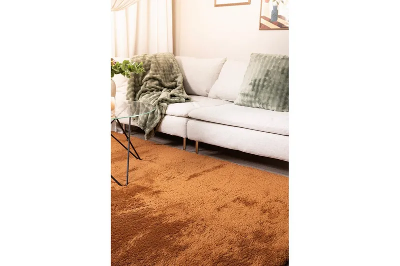 Ryamatta Royal Deluxe - 140x200 cm, Terracotta - Textil & mattor - Matta - Modern matta - Ryamatta