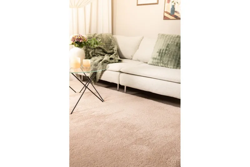 Ryamatta Royal Deluxe - 160x230 cm, Dusty Pink - Textil & mattor - Matta - Modern matta - Ryamatta