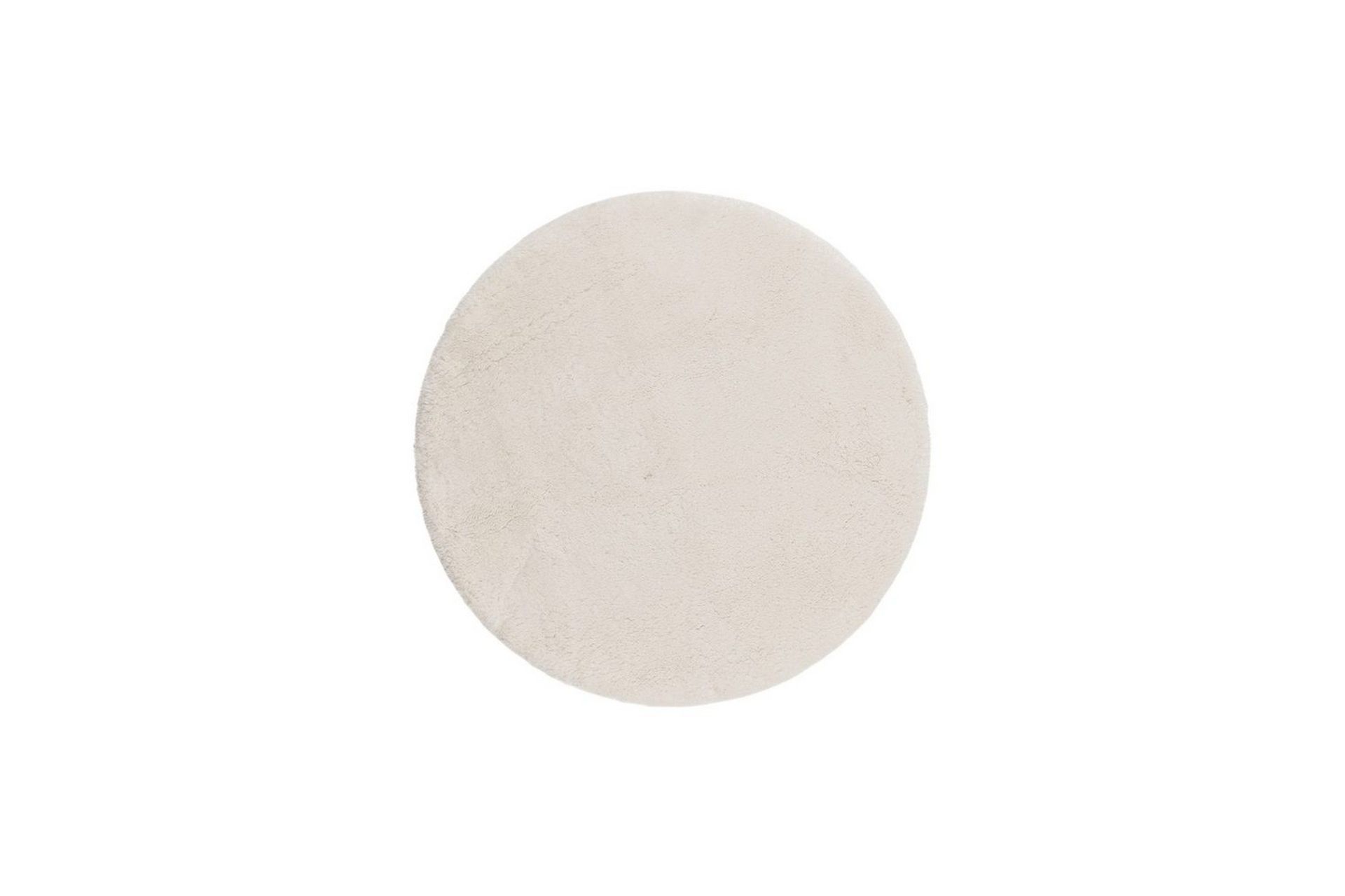 Ryamatta Royal Deluxe Rund - 120x120 cm, Creme