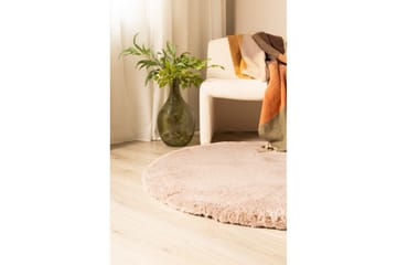 Ryamatta Royal Deluxe Rund - 120x120 cm, Dusty Pink - Textil & mattor - Matta - Modern matta - Ryamatta