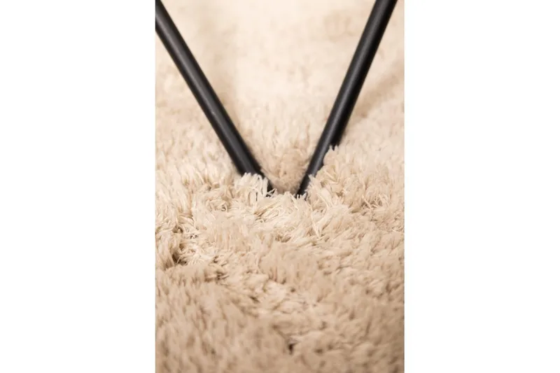 Ryamatta Royal Deluxe Rund - 120x120 cm, Greige - Textil & mattor - Matta - Modern matta - Ryamatta