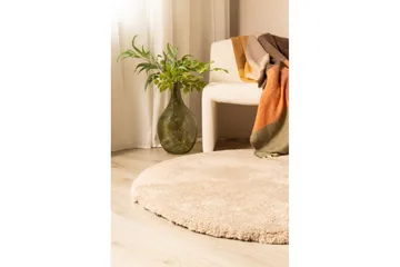 Ryamatta Royal Deluxe Rund - 120x120 cm, Linen - Textil & mattor - Matta - Modern matta - Ryamatta
