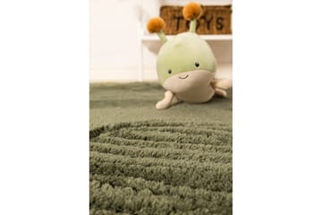 Ryamatta Royal Deluxe Rund - 160x160 cm, Green - Textil & mattor - Matta - Modern matta - Ryamatta