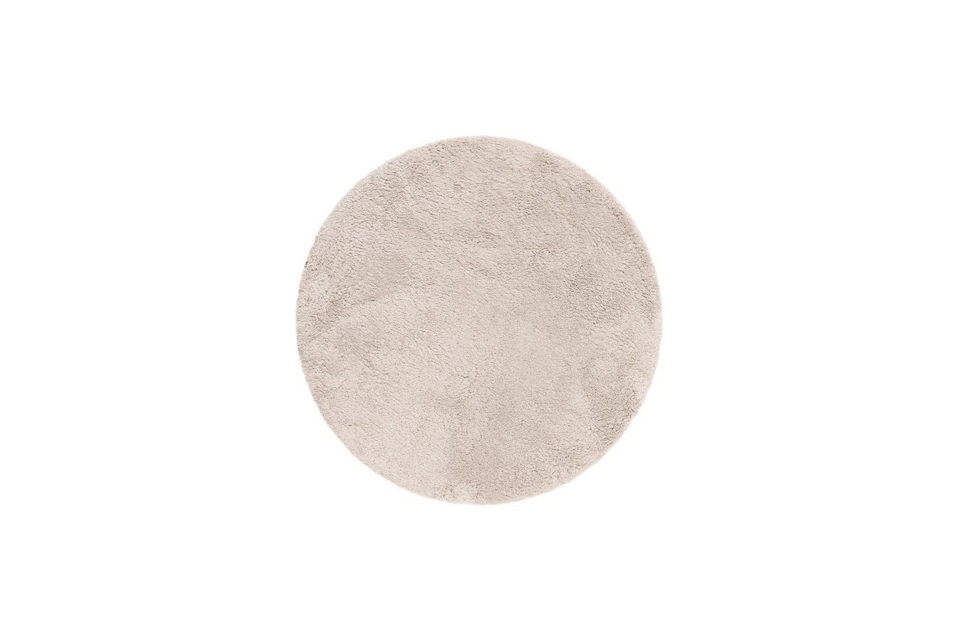 Ryamatta Royal Deluxe Rund - 160x160 cm, Greige