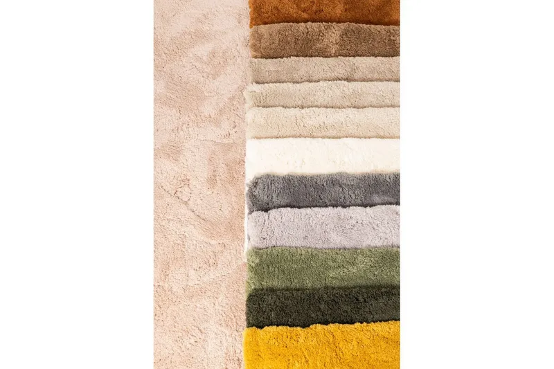 Ryamatta Royal Deluxe Rund - 160x160 cm, Greige - Textil & mattor - Matta - Modern matta - Ryamatta