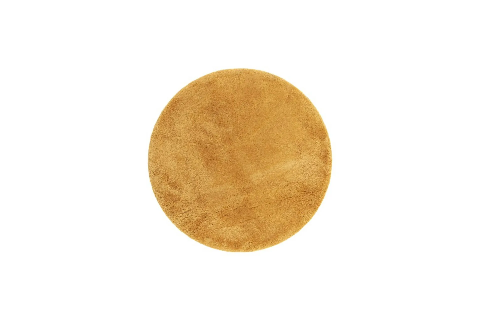 Ryamatta Royal Deluxe Rund - 160x160 cm, Yellow