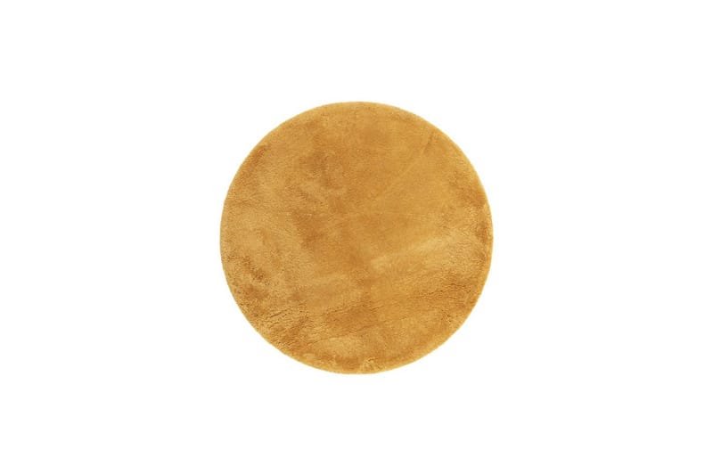 Ryamatta Royal Deluxe Rund - 160x160 cm, Yellow - Textil & mattor - Matta - Modern matta - Ryamatta