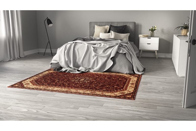 Ryamatta Beluch 133x190 cm Röd - Hestia - Textil & mattor - Matta - Modern matta - Ryamatta