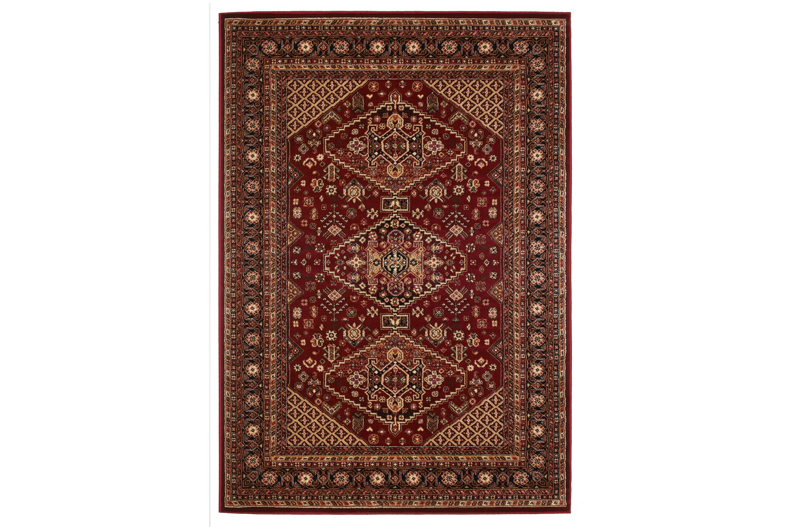 Ryamatta Bidjar 200x300 cm Röd Hestia