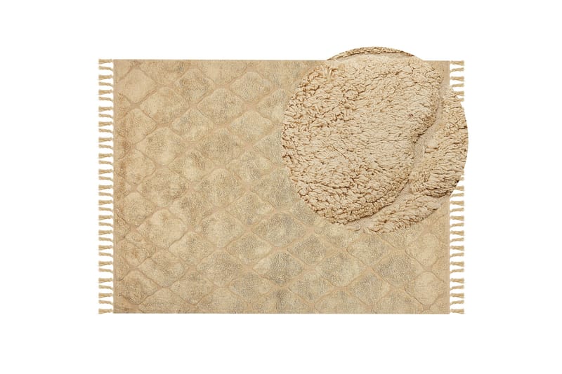Ryamatta Sanliurfa 160x230 cm - Beige - Textil & mattor - Matta - Modern matta - Ryamatta