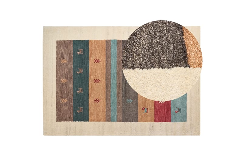 Ryamatta Sarilar 160x230 cm - Röd - Textil & mattor - Matta - Modern matta - Ryamatta