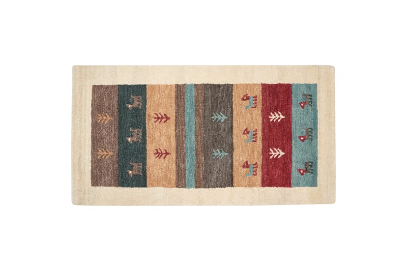 Ryamatta Sarilar 80x150 cm - Röd - Textil & mattor - Matta - Modern matta - Ryamatta