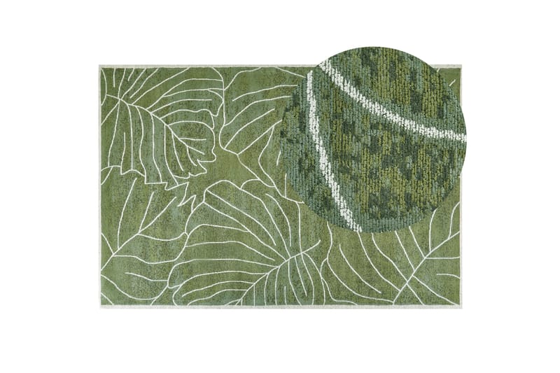Ryamatta Sarmin 200x300 cm - Grön - Textil & mattor - Matta - Modern matta - Ryamatta