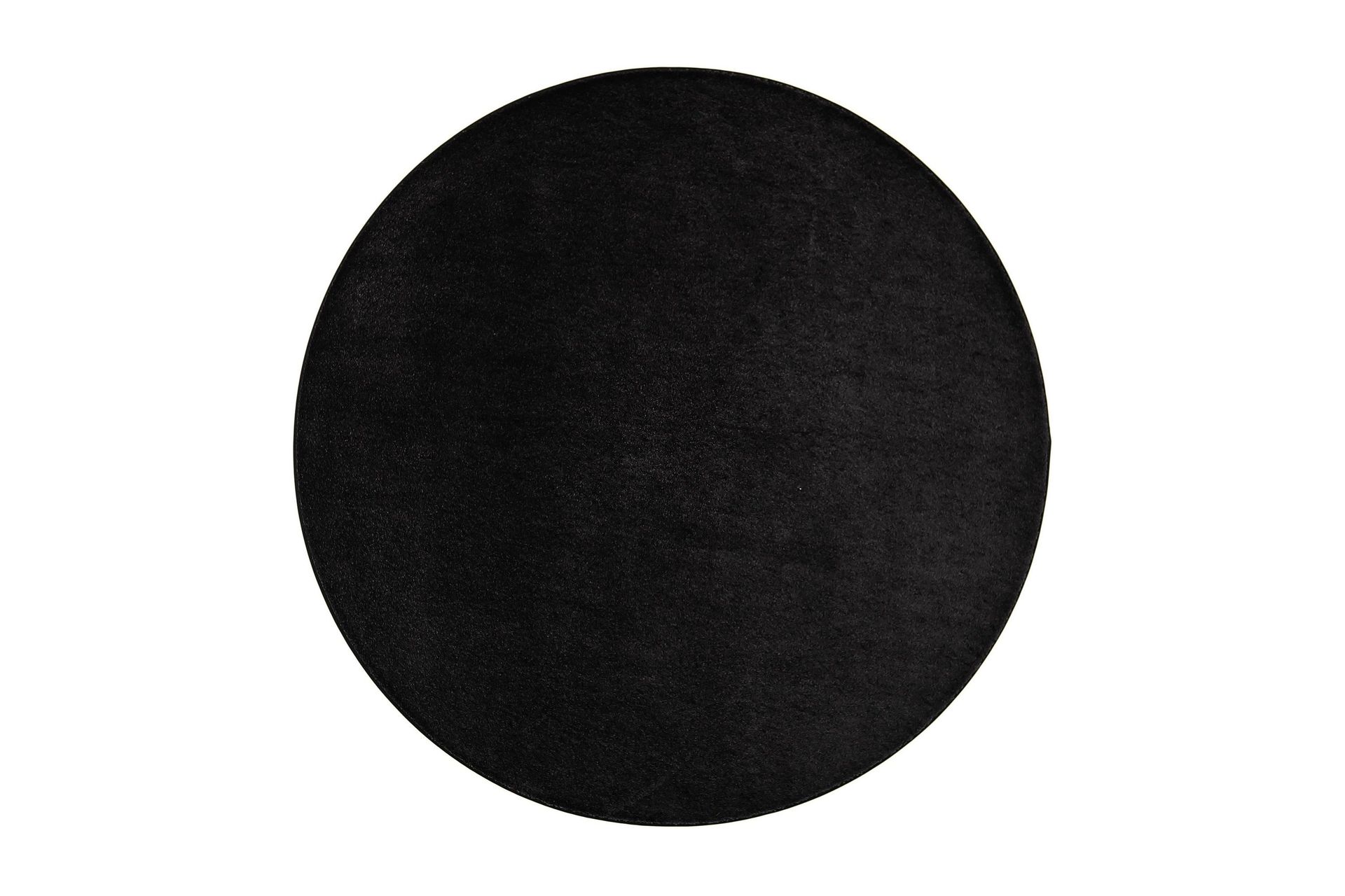 Satine Matta Rund 160 cm Svart - Vm Carpet