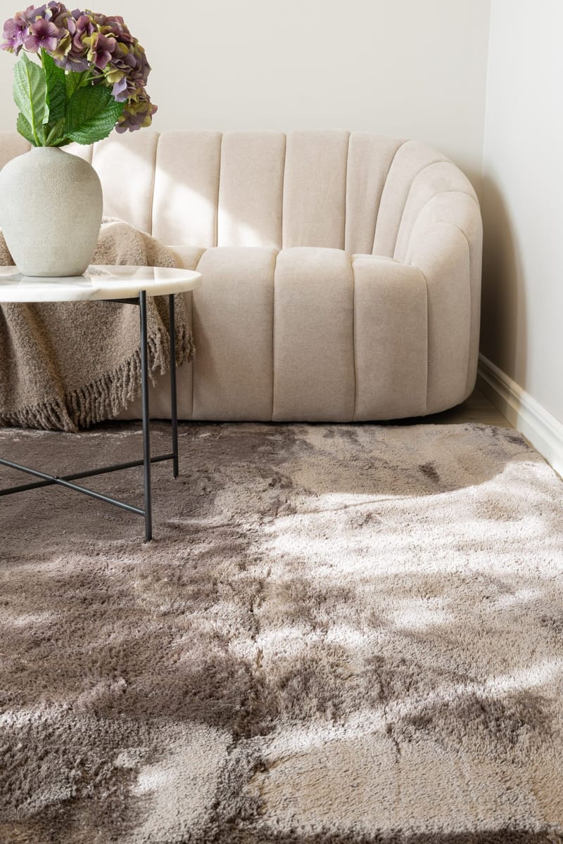 Cozy Ryamatta 110x160 cm Rektangulär - Grå - Textil & mattor - Matta - Modern matta - Ryamatta