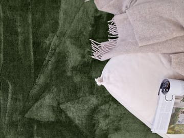 Cozy Ryamatta 110x160 cm Rektangulär - Grön - Textil & mattor - Matta - Modern matta - Ryamatta