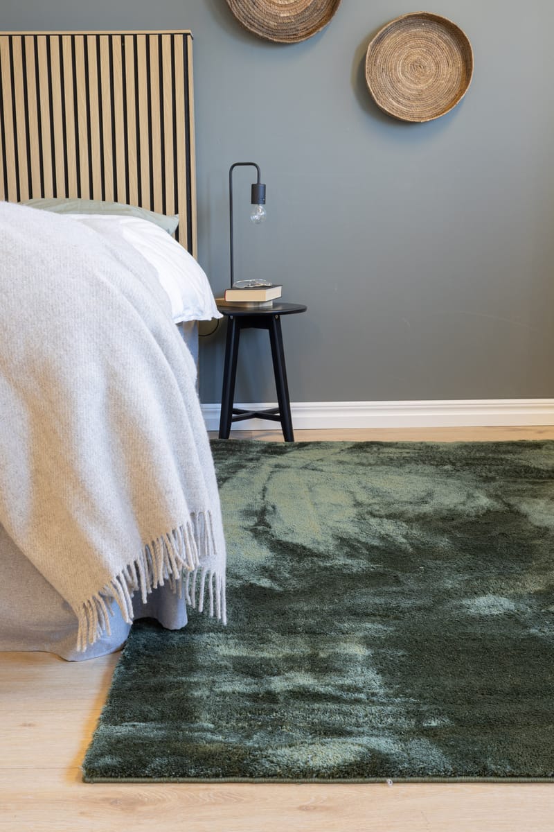 Cozy Ryamatta 110x160 cm Rektangulär - Grön - Textil & mattor - Matta - Modern matta - Ryamatta