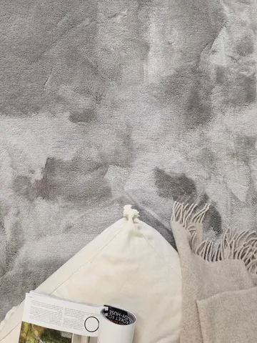 Cozy Ryamatta 110x160 cm Rektangulär - Silver - Textil & mattor - Matta - Modern matta - Ryamatta