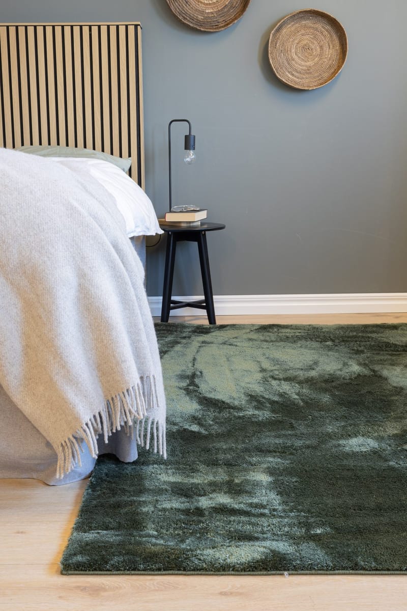 Cozy Ryamatta 133x190 cm Rektangulär - Grön - Textil & mattor - Matta - Modern matta - Ryamatta