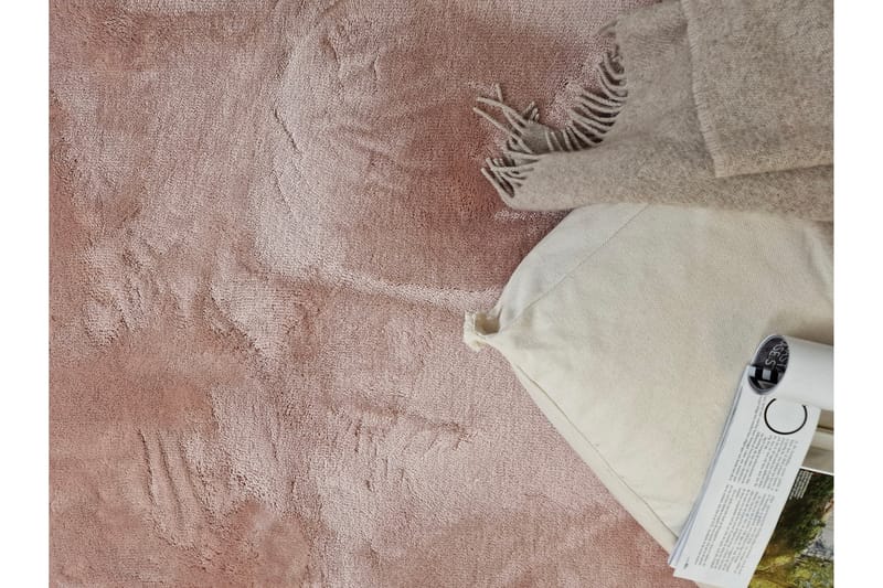 Cozy Ryamatta 160x230 cm Rektangulär - Rosa - Textil & mattor - Matta - Modern matta - Ryamatta