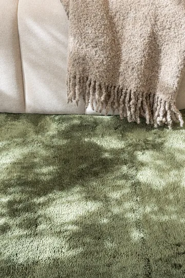 Cozy Ryamatta 200 cm Rund - Grön - Textil & mattor - Matta - Modern matta - Ryamatta