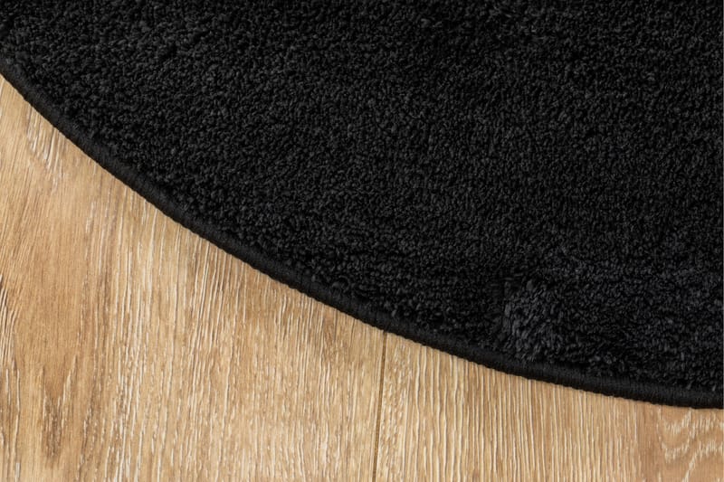 Cozy Ryamatta 200 cm Rund - Svart - Textil & mattor - Matta - Modern matta - Ryamatta