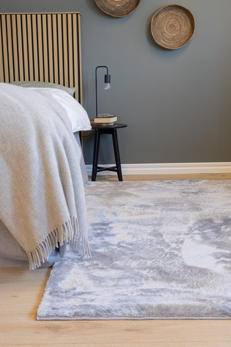 Cozy Ryamatta 240x340 cm Rektangulär - Silver - Textil & mattor - Matta - Modern matta - Ryamatta