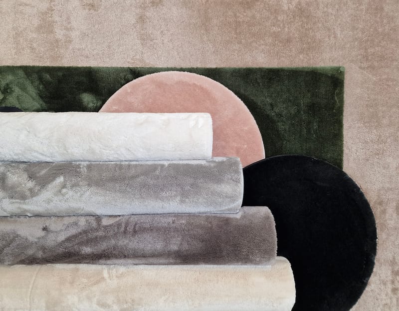 Cozy Ryamatta 80x160 cm Rektangulär - Grön - Textil & mattor - Matta - Modern matta - Ryamatta
