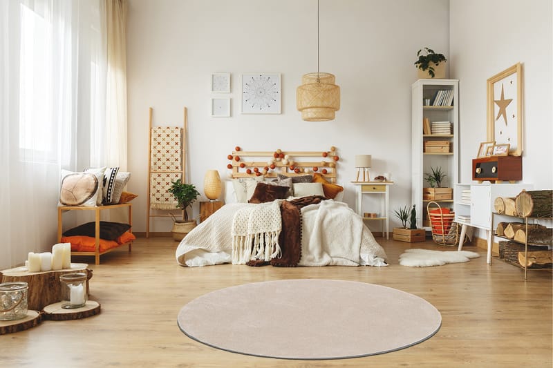 Sheraton Ryamatta Rund 120 cm - Creme - Textil & mattor - Matta - Modern matta - Ryamatta