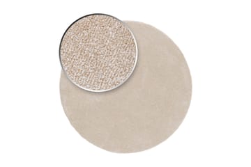 Sheraton Ryamatta Rund 120 cm - Creme - Textil & mattor - Matta - Modern matta - Ryamatta