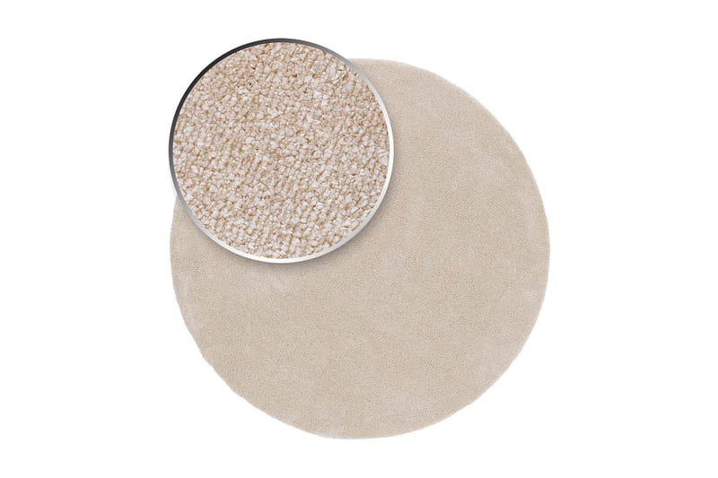 Sheraton Ryamatta Rund 120 cm - Creme - Textil & mattor - Matta - Modern matta - Ryamatta