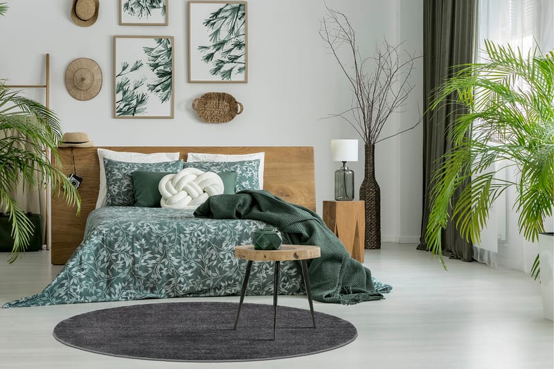Sheraton Ryamatta Rund 120 cm - Grafit - Textil & mattor - Matta - Modern matta - Ryamatta