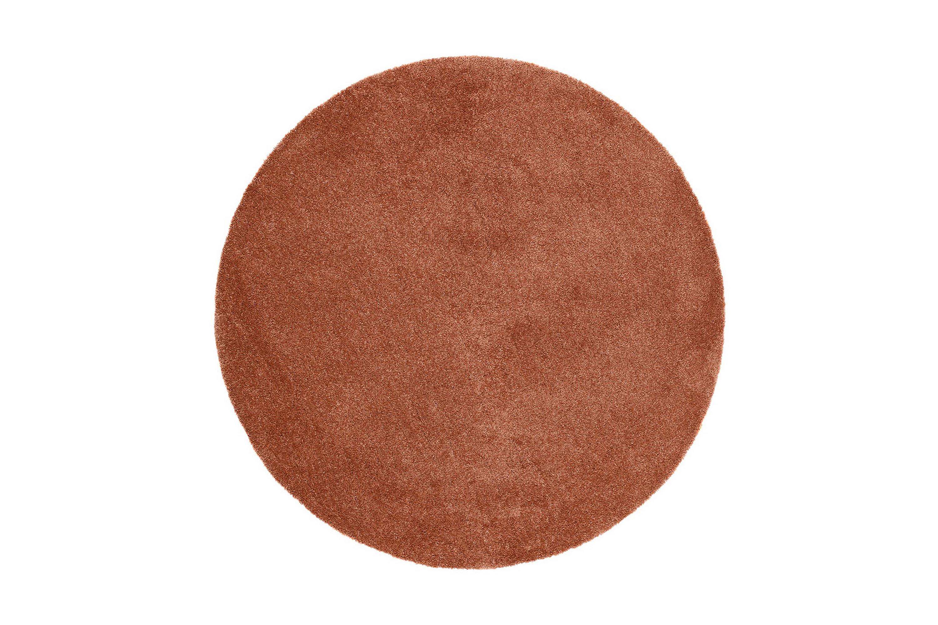 sheraton ryamatta rund 160 cm - terracotta