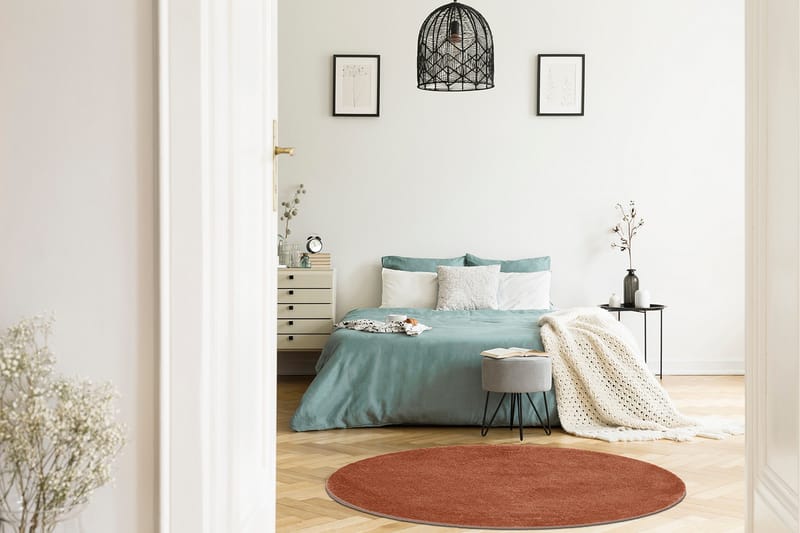 Sheraton Ryamatta Rund 160 cm - Terracotta - Textil & mattor - Matta - Modern matta - Ryamatta