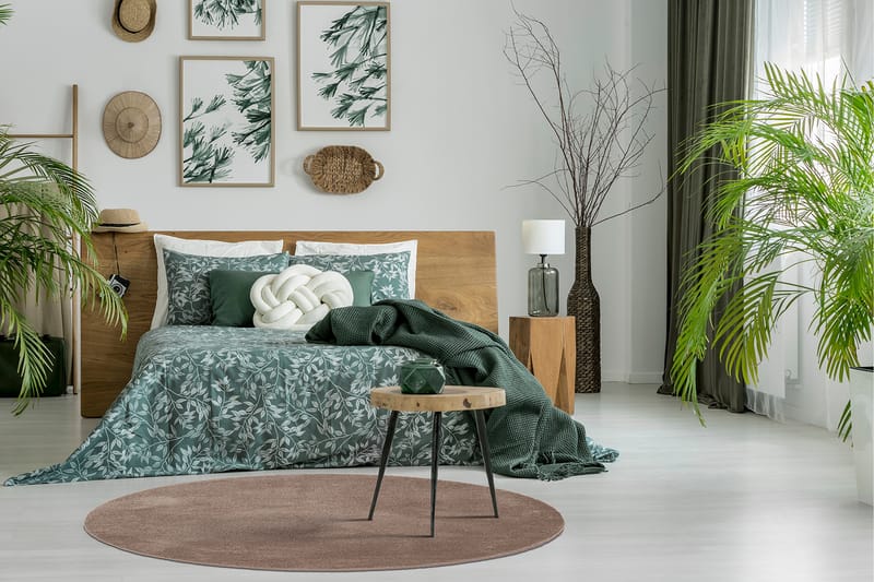 Sheraton Ryamatta Rund 240 cm - Linne - Textil & mattor - Matta - Modern matta - Ryamatta