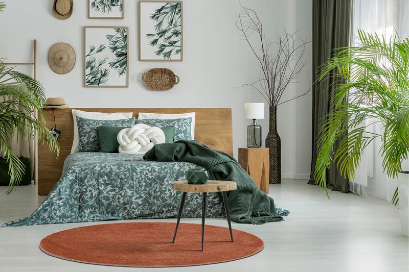 Sheraton Ryamatta Rund 240 cm - Terracotta - Textil & mattor - Matta - Modern matta - Ryamatta