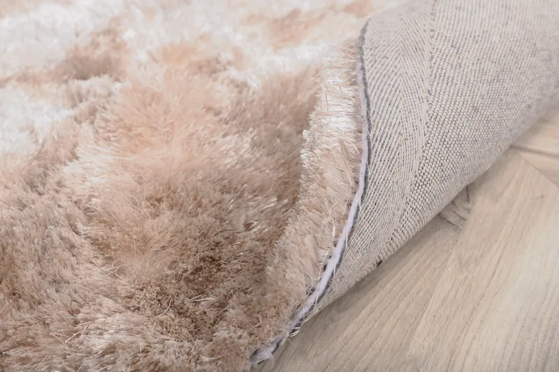 Shiva Ryamatta Rund 200 cm - Champagne - Textil & mattor - Matta - Modern matta - Ryamatta