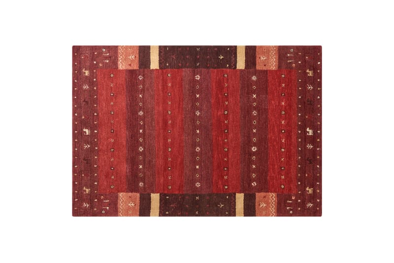 Ryamatta Sinanli 140x200 cm - Röd - Textil & mattor - Matta - Modern matta - Ryamatta
