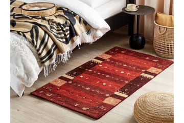 Ryamatta Sinanli 80x150 cm - Röd - Textil & mattor - Matta - Modern matta - Ryamatta