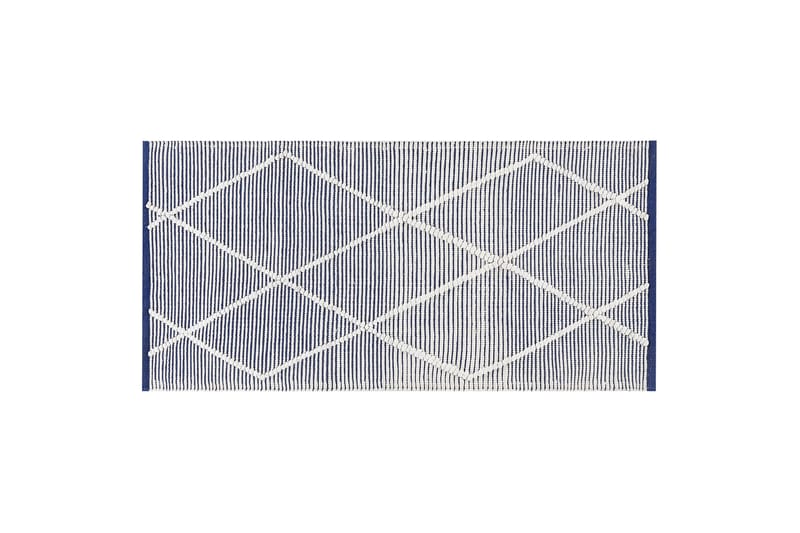 Ryamatta Synopa 80x150 cm - Svart/Vit - Textil & mattor - Matta - Modern matta - Ryamatta