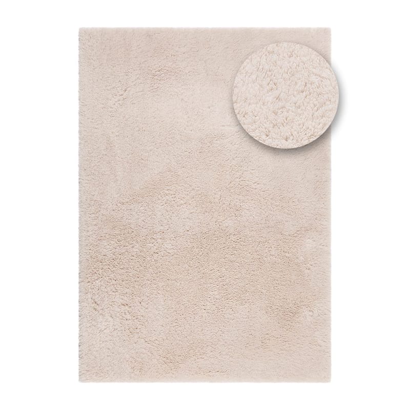 Ryamatta Teddybear - 160x230 cm, Creme - Textil & mattor - Matta - Modern matta - Ryamatta