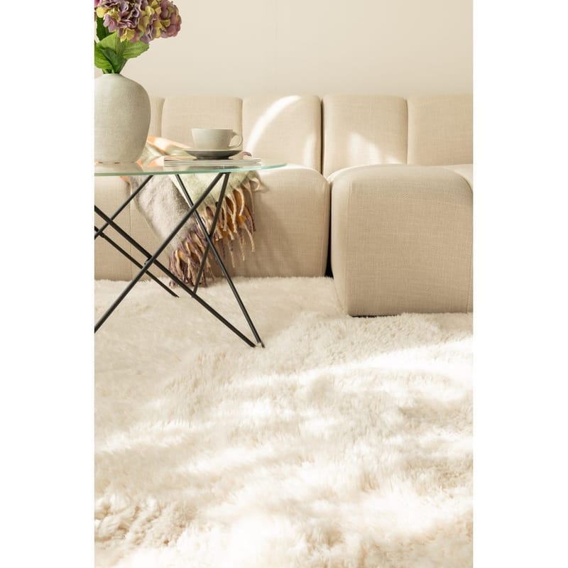 Ryamatta Teddybear - 160x230 cm, Creme - Textil & mattor - Matta - Modern matta - Ryamatta