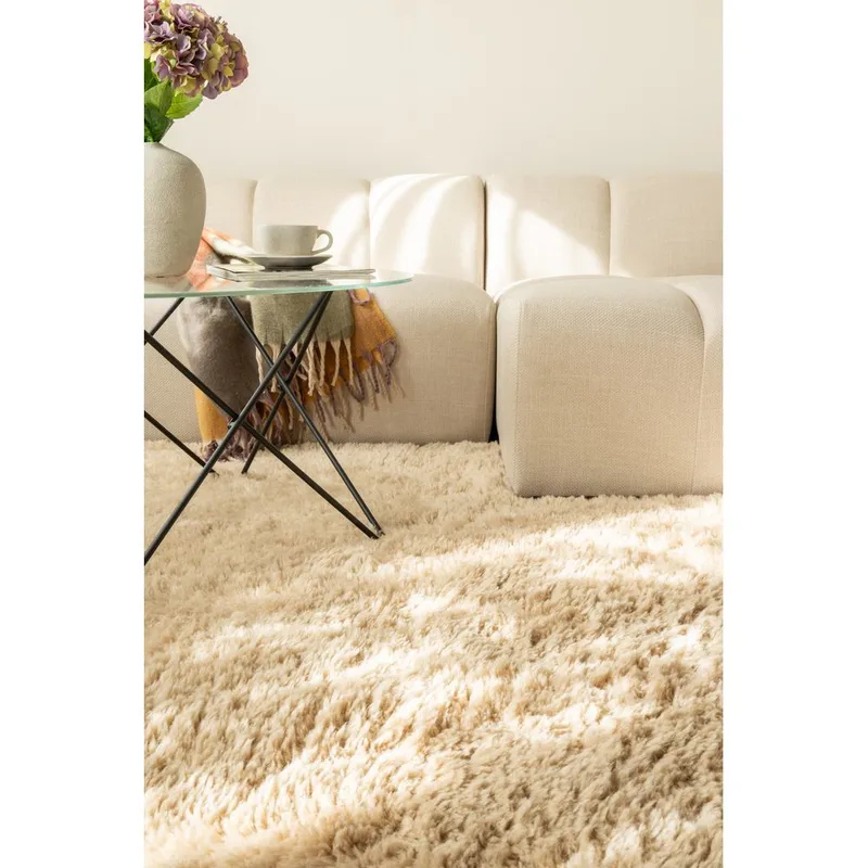 Ryamatta Teddybear - 160x230 cm, Nature - Textil & mattor - Matta - Modern matta - Ryamatta