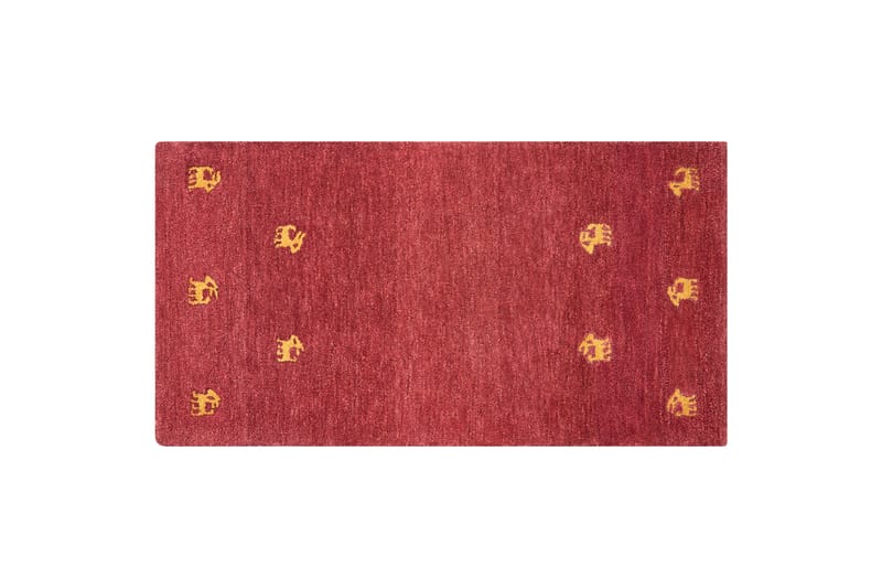Ryamatta Yarali 80x150 cm - Röd - Textil & mattor - Matta - Modern matta - Ryamatta