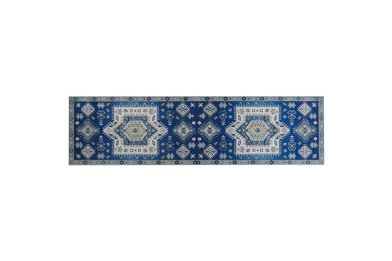 Ryamatta Parvakaldi 80x300 cm - Blå - Textil & mattor - Matta - Modern matta - Ryamatta